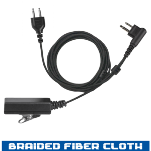 SnapLock Base - Braided Fiber Cloth - 2 Wire - Noise Cancelling (SL+2W)