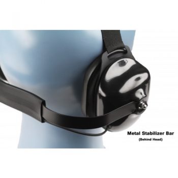 PTT on Cable - Dual Muff Headset - Noise Cancelling Boom Mic - Black (HS5) - Image 3