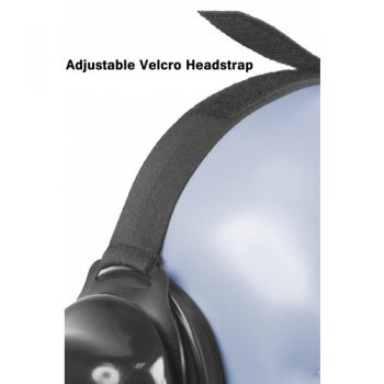 PTT on Cable - Dual Muff Headset - Noise Cancelling Boom Mic - Black (HS5) - Image 4