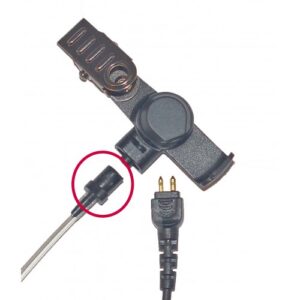 Acoustic Tube to Clip Connector - Black