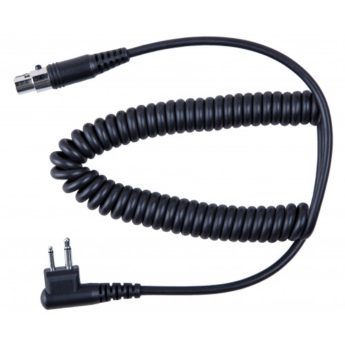Detachable Coil Cable for HS2, HS4 & HS8 Headsets w/ (David Clark Pinout)(HS4-CAB-DC)